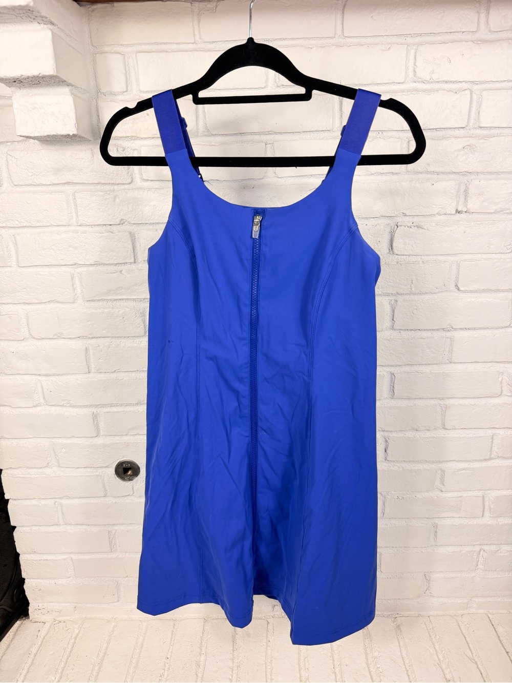 Outdoor Voices‎ Exercise Dress Blue Zip Front Athletic Activewear S/M C Cup